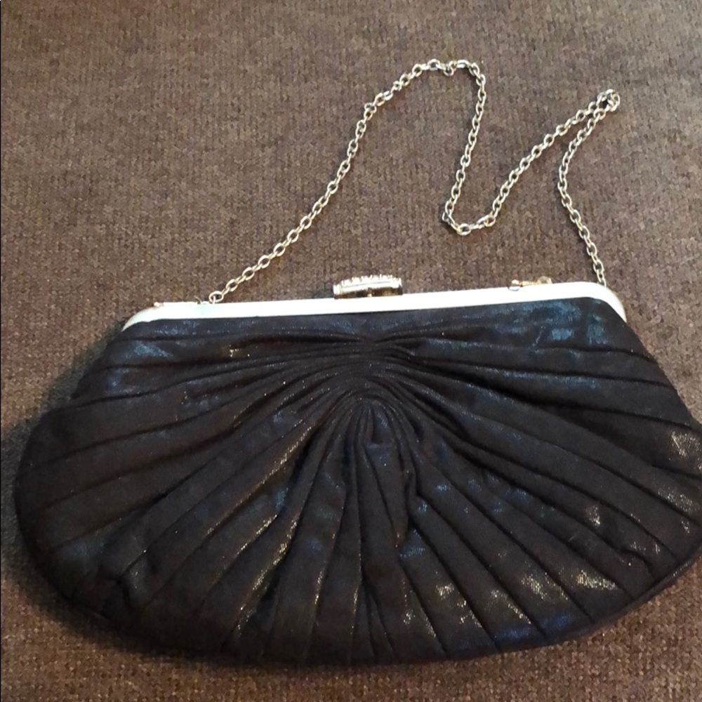 Black clutch or shoulder bag